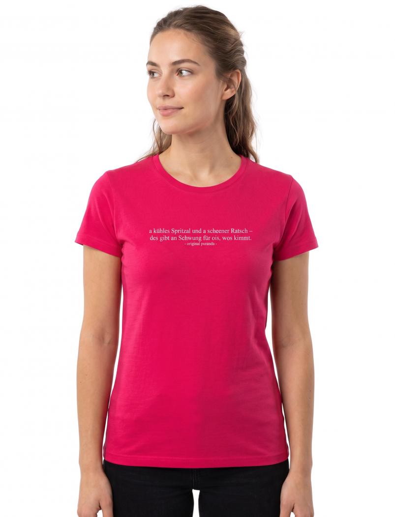 puranda T-Shirt WOS KIMMT - pink - hinten Model
