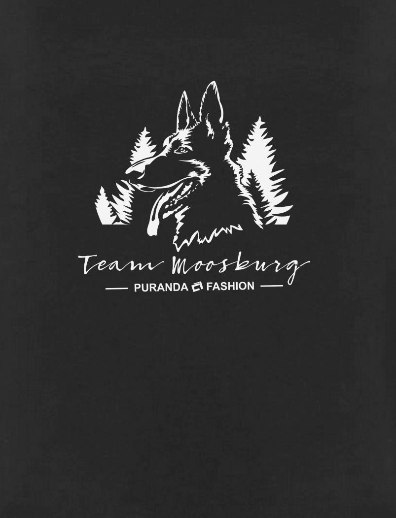 puranda Oversize Sweater TEAM MOOSBURG - schwarz - Motiv