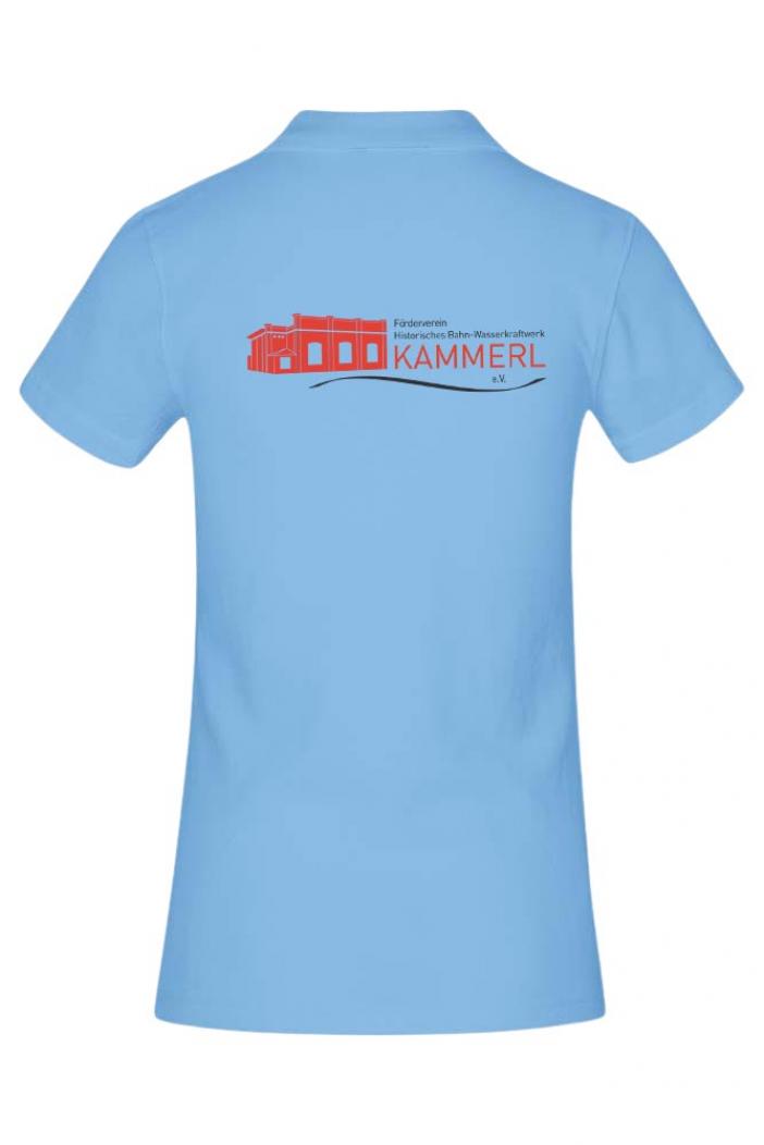 puranda Poloshirt FÖRDERVEREINS HISTORISCHES BAHNWASSERKRAFTWERK KAMMERL e.V- alaskian blue - Poloshirt hinten