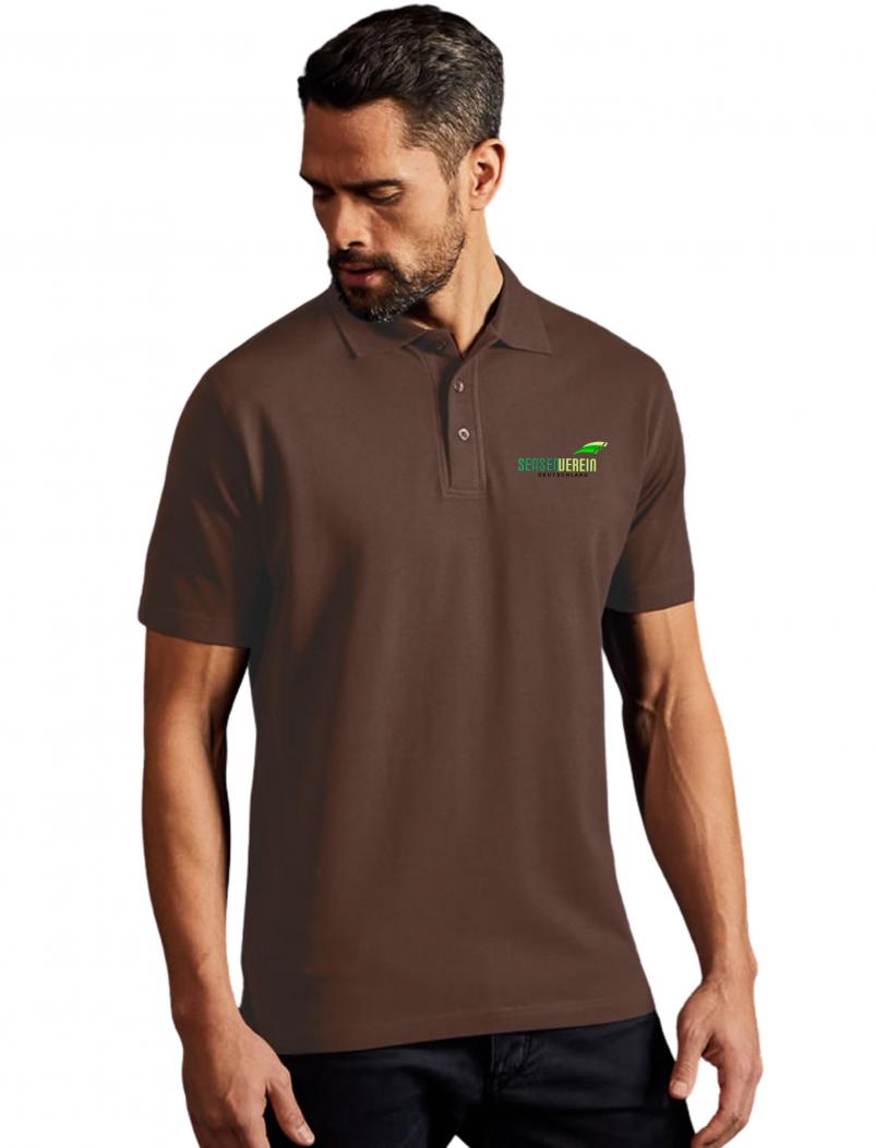 puranda Poloshirt SENSENVEREIN - braun - Model nah