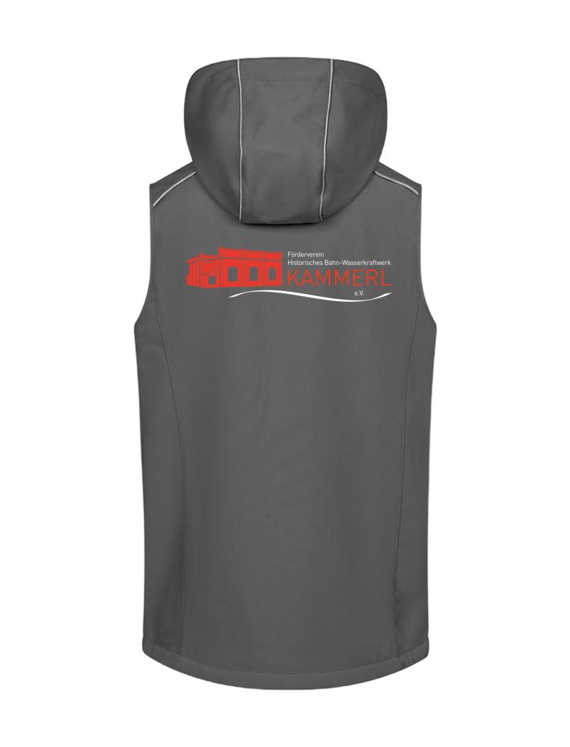 puranda KAMMERL Softshellweste - hellblau - Kapuze abnehmbar