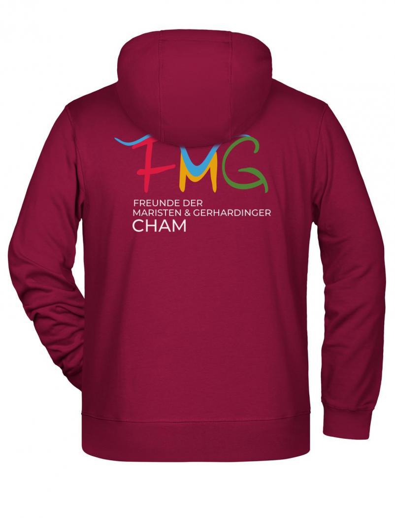 puranda Sweatjacke - FMG CHAM - weinrot - Hoodie hinten