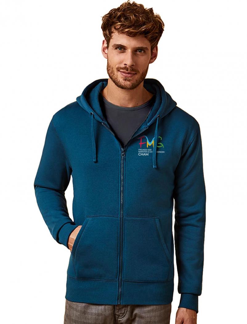puranda Sweatjacke - FMG CHAM - petrol - Model01nah