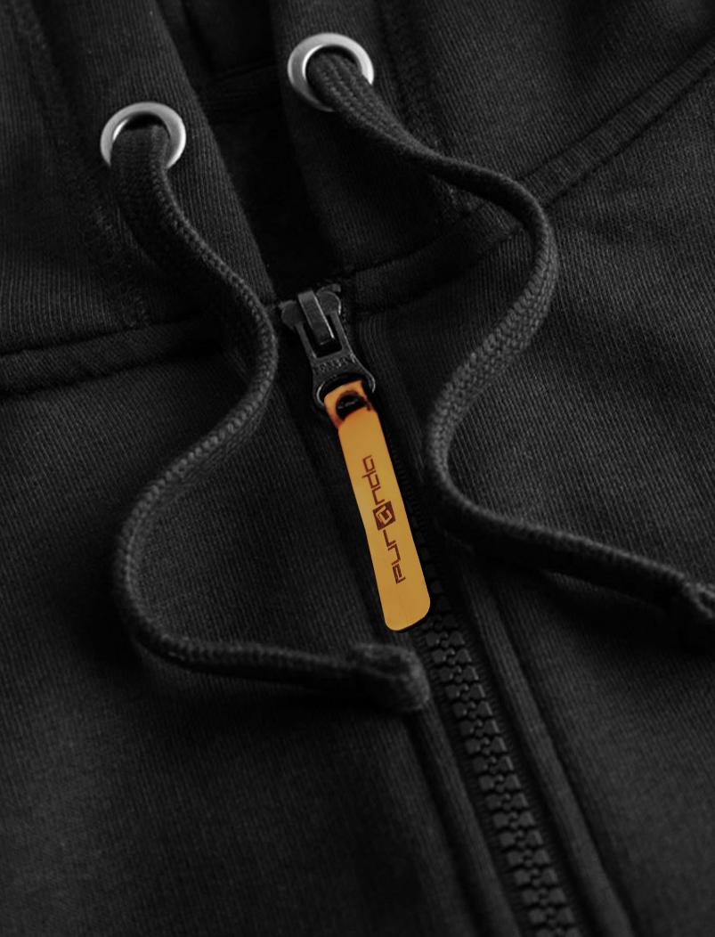puranda Sweatjacke REALSCHULE WALDMÜNCHEN - schwarz - Lederzipper