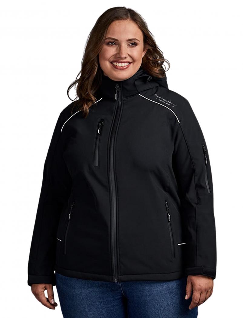 puranda TEAM MOOSBURG Softshelljacke - schwarz - Model nah