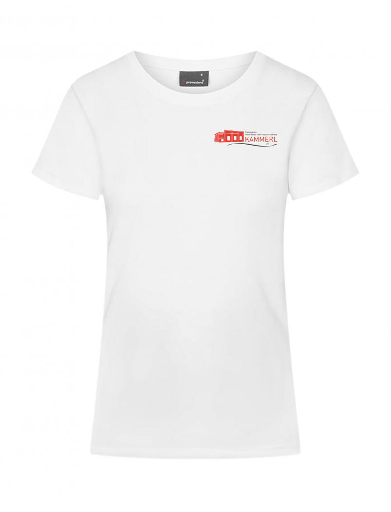 puranda T-Shirt  FÖRDERVEREINS HISTORISCHES BAHNWASSERKRAFTWERK KAMMERL e.V- weiss - Tshirt