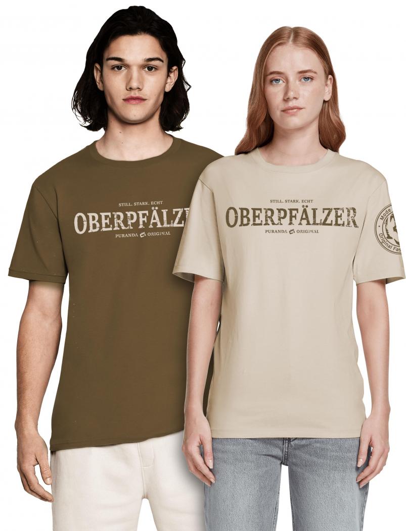 puranda T-Shirt - OBERPFÄLZER  - creme + braun - Model