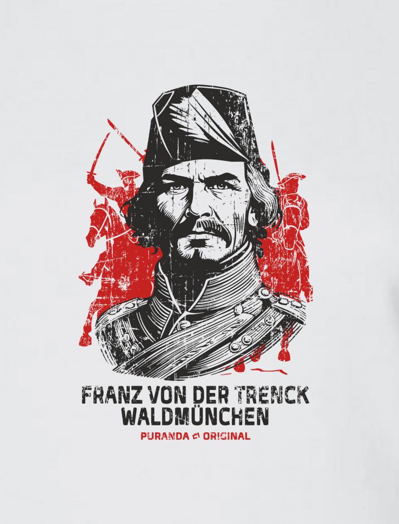 puranda T-Shirt TRENCK - weiss- Motiv