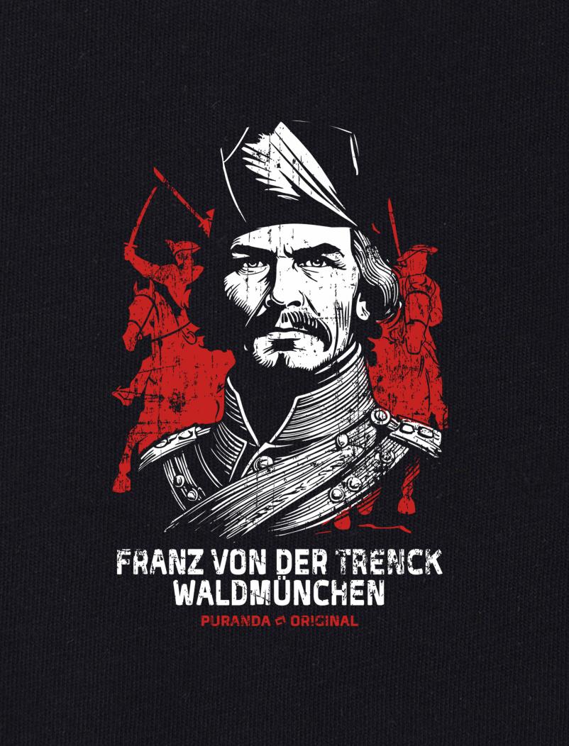 puranda T-Shirt TRENCK - schwarz- Motiv