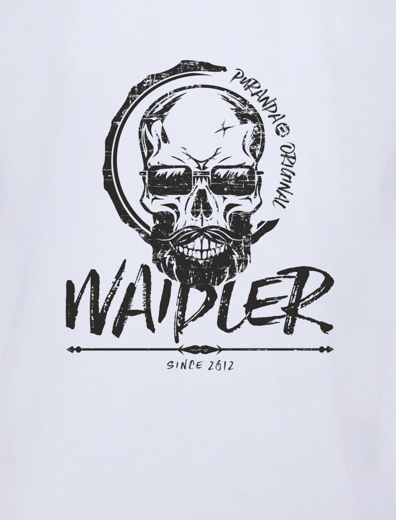 puranda T-Shirt - Waidler - weiss- Motiv