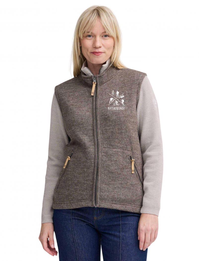 puranda WOLLWESTE NATURFREUNDE CHAM - nutmeg- Model