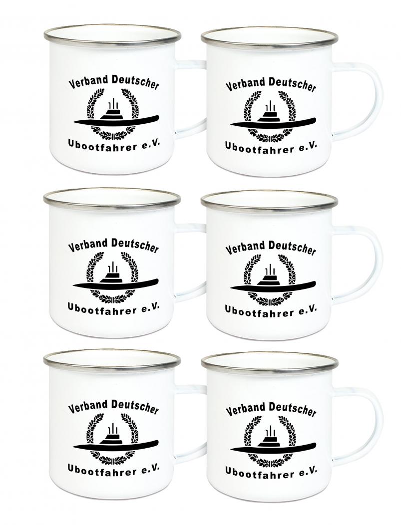 Emaille Tasse VDU - Ubootfahrer  - 300 ml - Einsatz