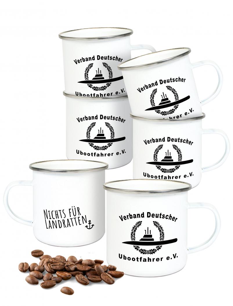 Emaille Tasse VDU - Ubootfahrer - 300 ml