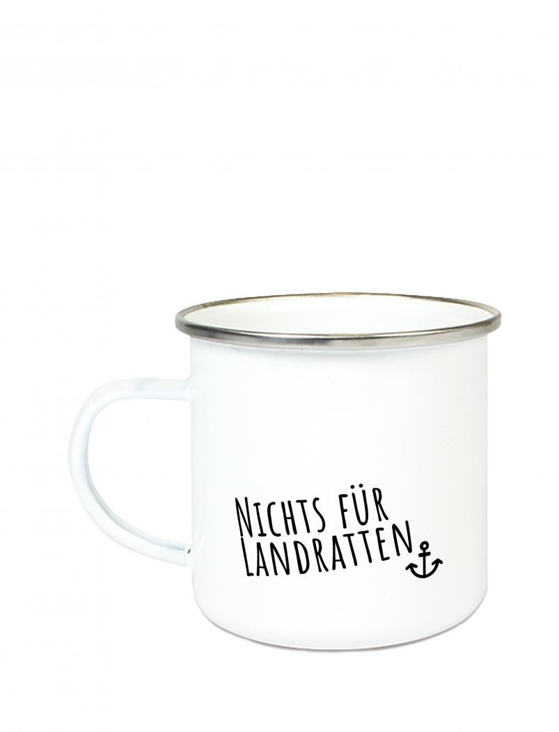 Emaille Tasse VDU - Ubootfahrer  - 300 ml - Einsatz