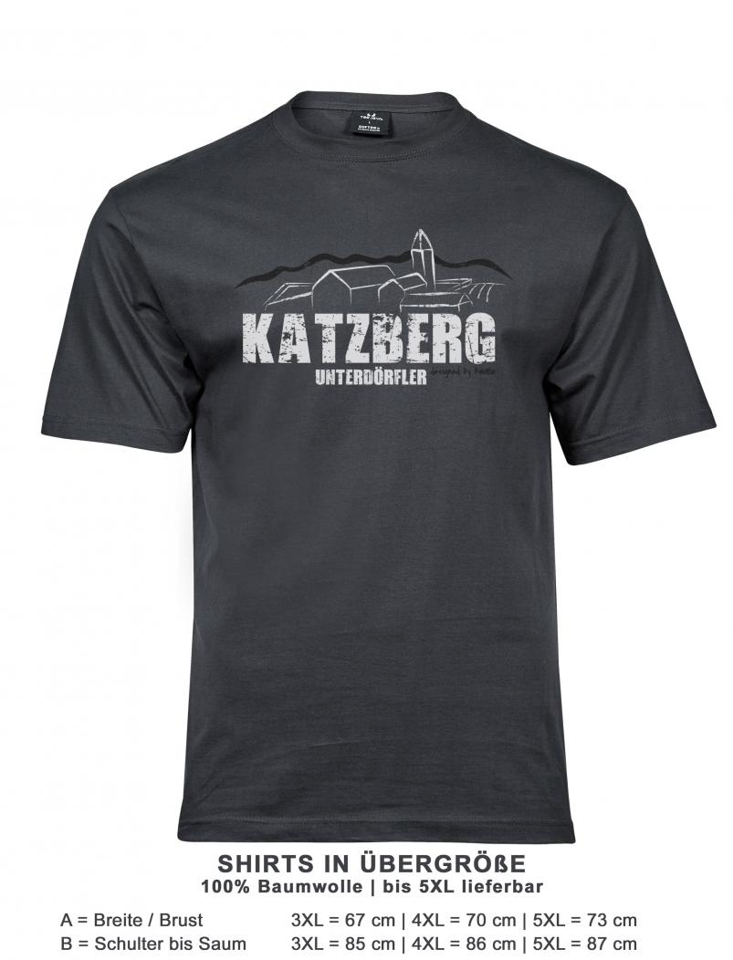 puranda T-Shirt KATZBERG - grau - Übergröße