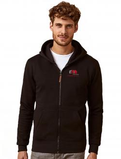puranda Sweatjacke REALSCHULE WALDMÜNCHEN - schwarz - Model nah